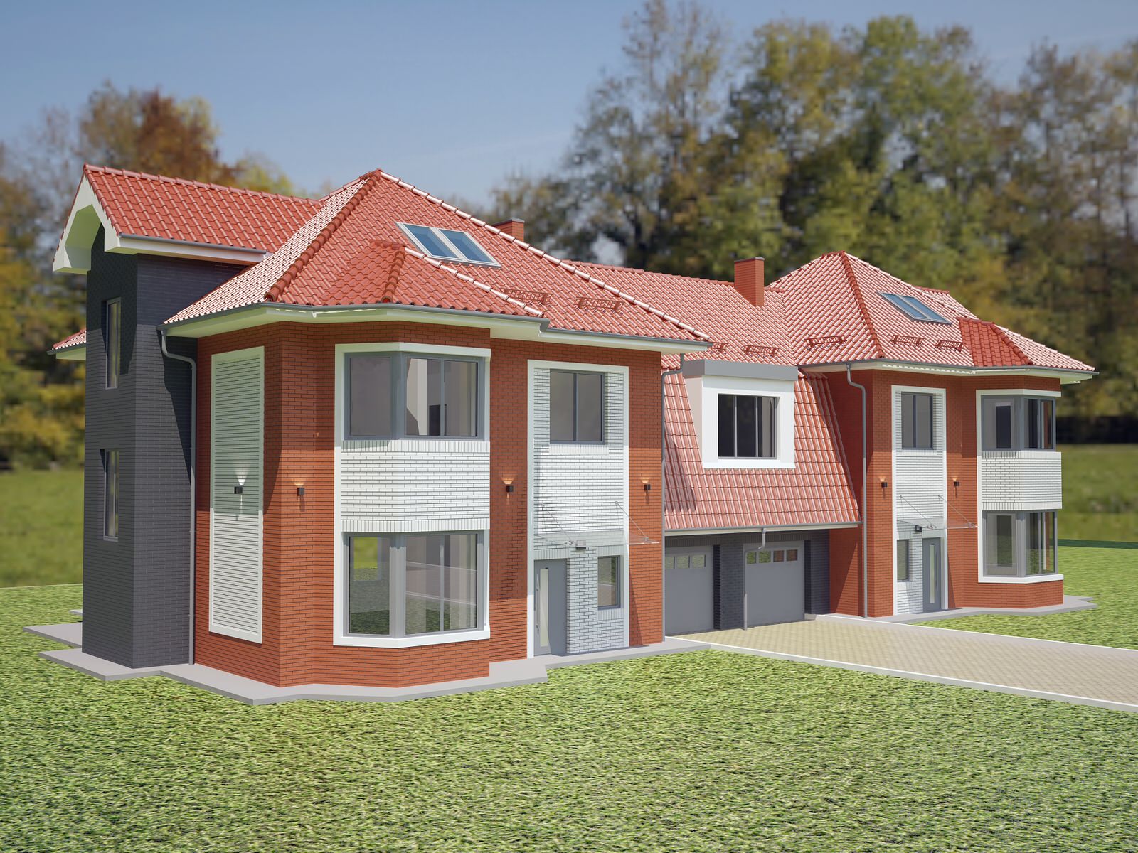 Оформление фасада частных домов