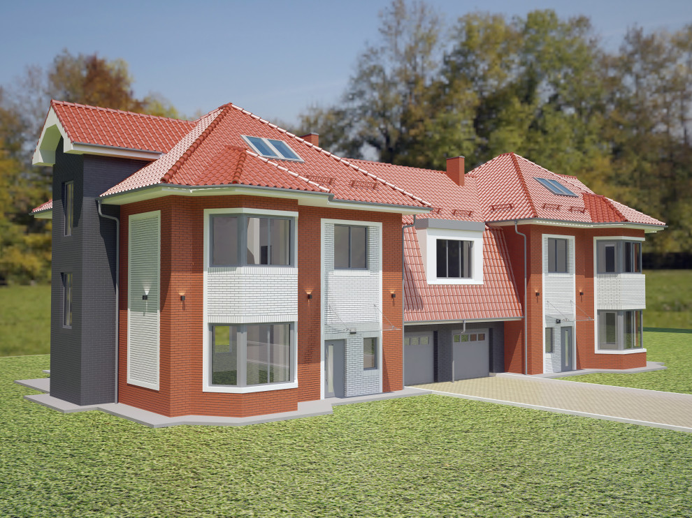 Оформление фасада частных домов