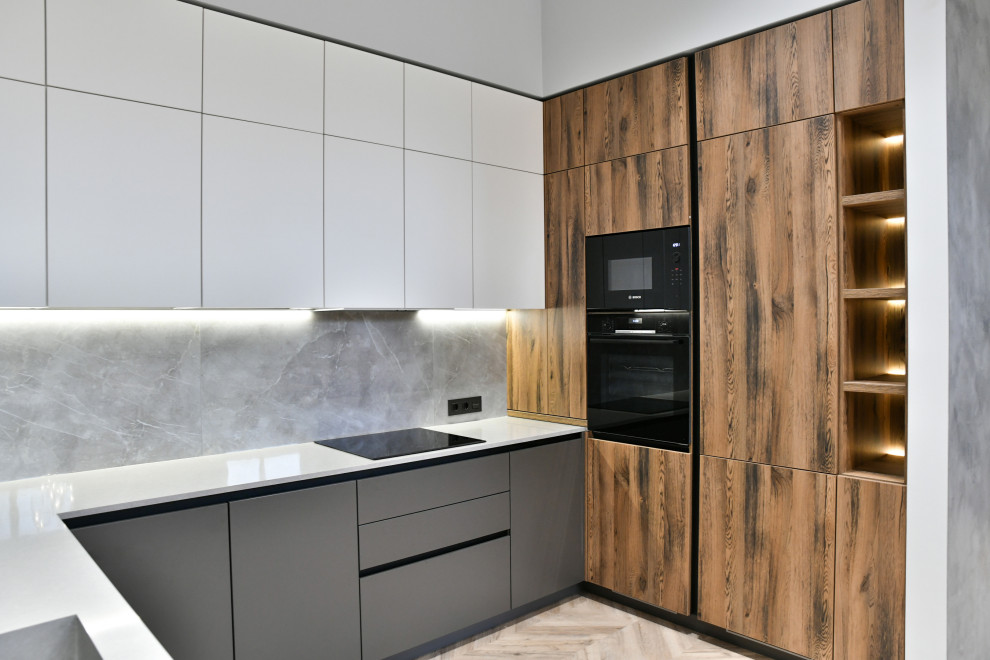 Кухня без ручек