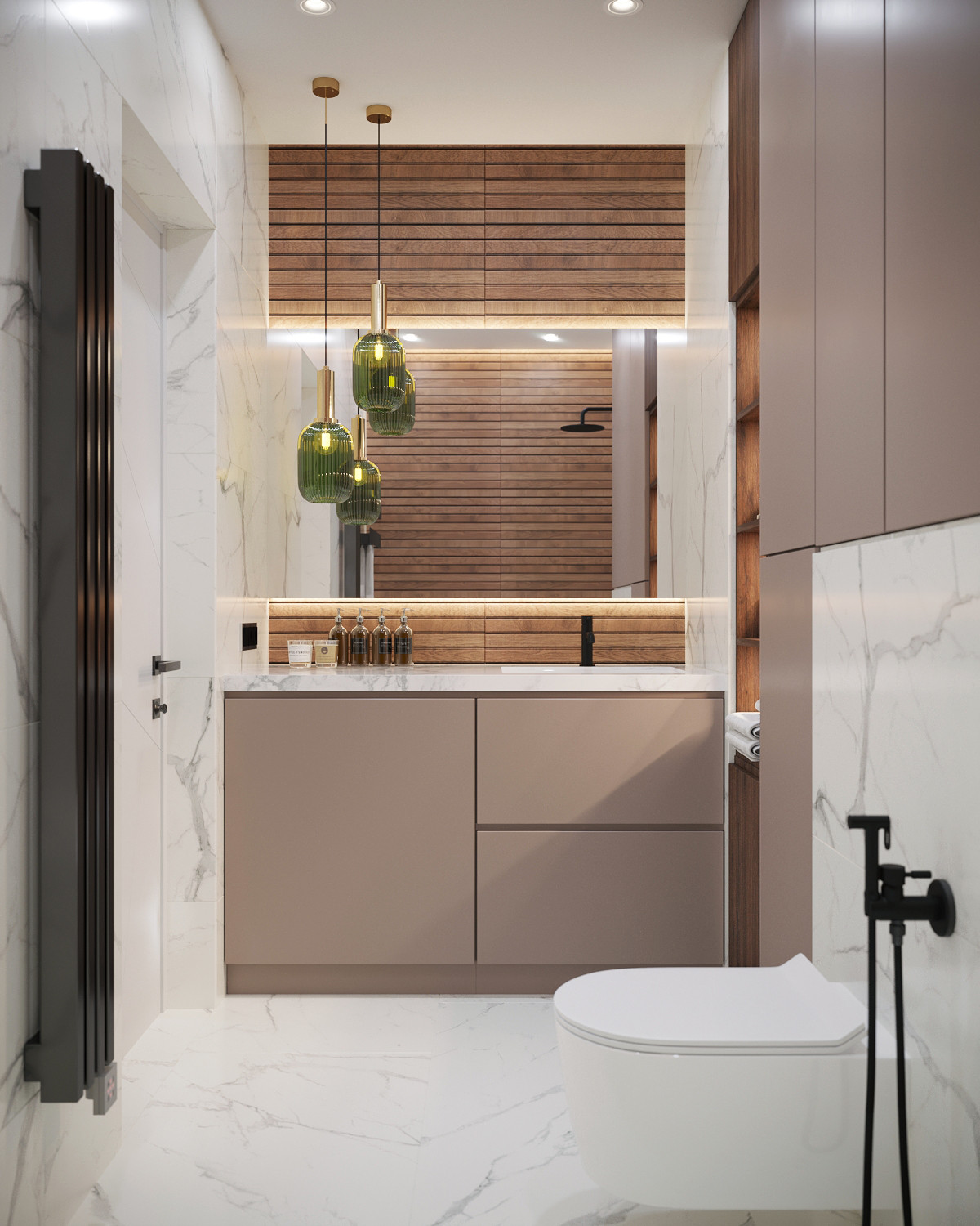 Зеленые акценты в ЖК на ул.Юбилейной