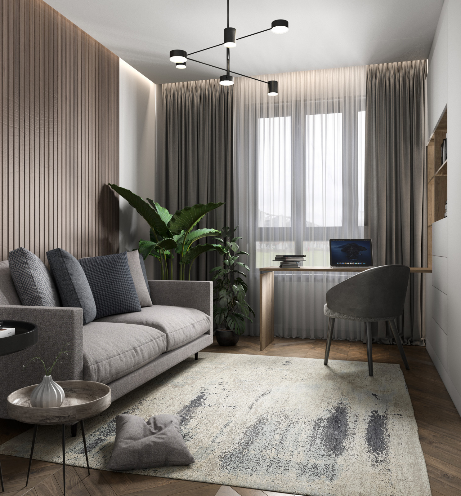 Дизайн интерьера квартиры в ЖК EXCLUSIVE LIFE 140квМ