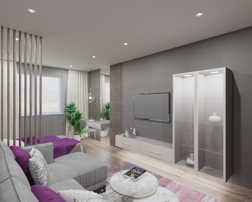 Гостиная + спальня