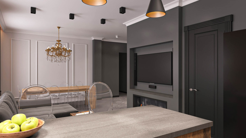 Визуализация гостиной