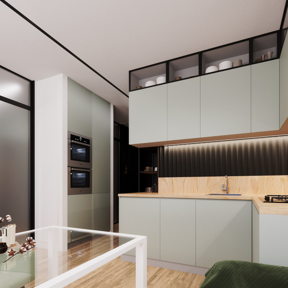 Интерьер 45 кв.м. стиль минимализм.