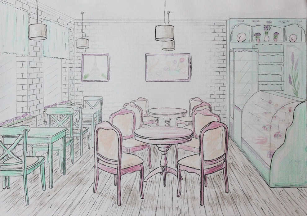 Эскизы разных стилей