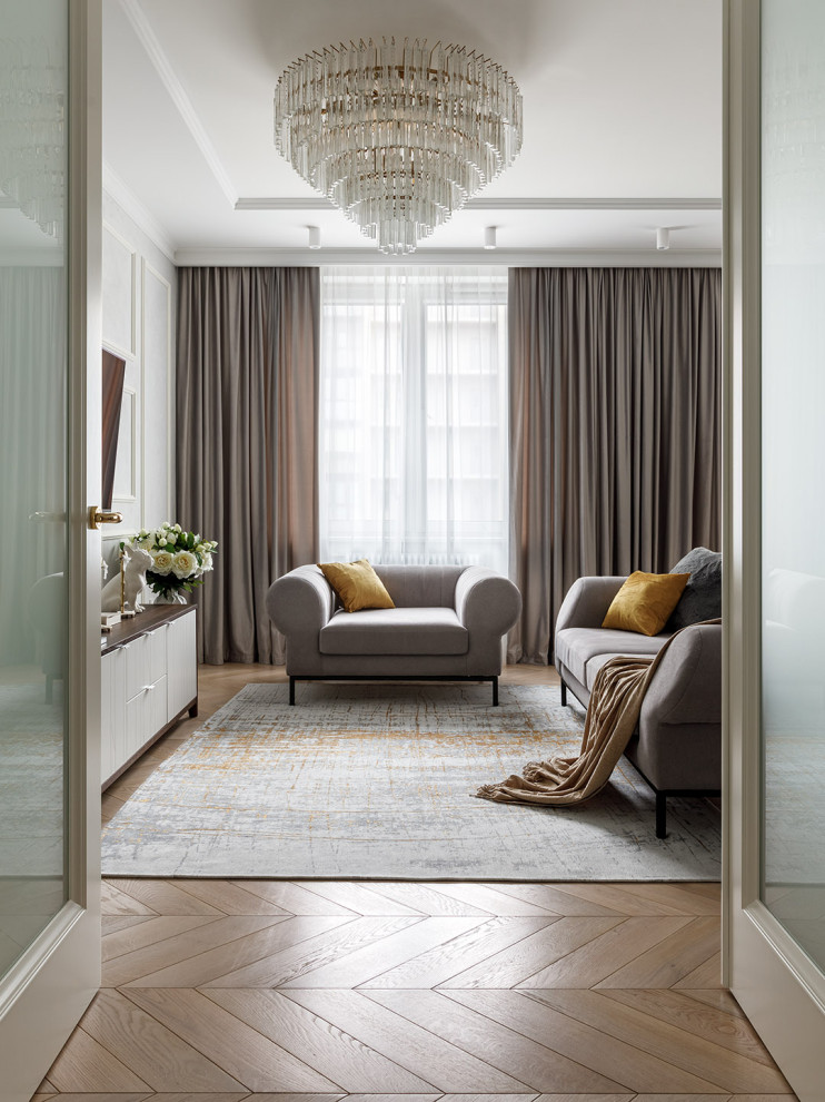 Обложка проекта: Паркет Touch Wood в уютном светлом оттенке