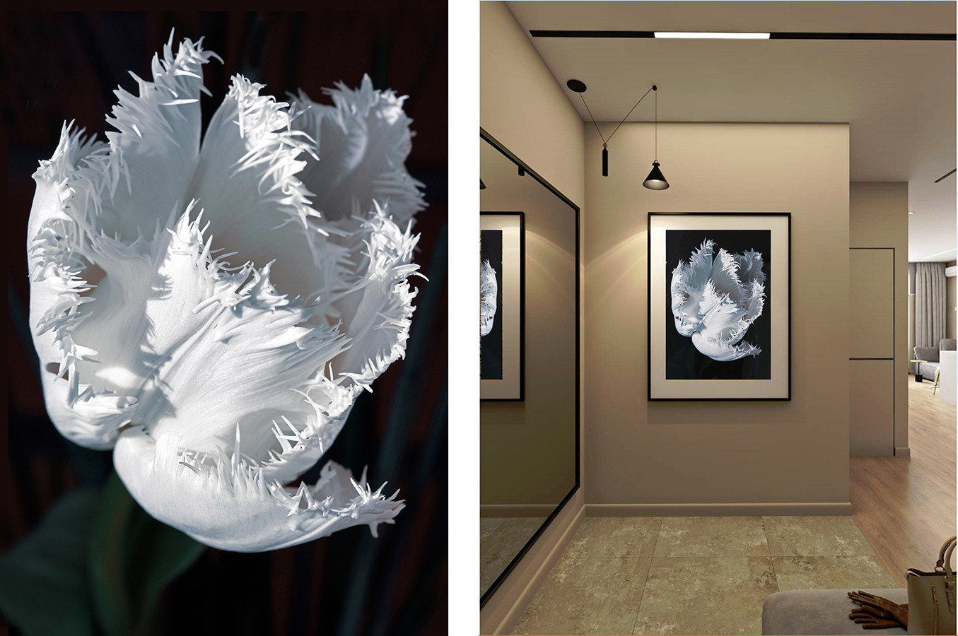 Визуализация работ в интерьере