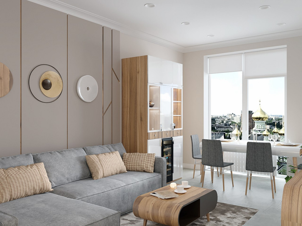 Гостиная в Скандинавском стиле