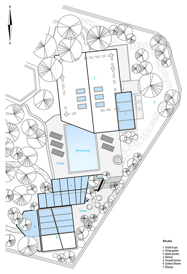 Терраса в загородной резиденции