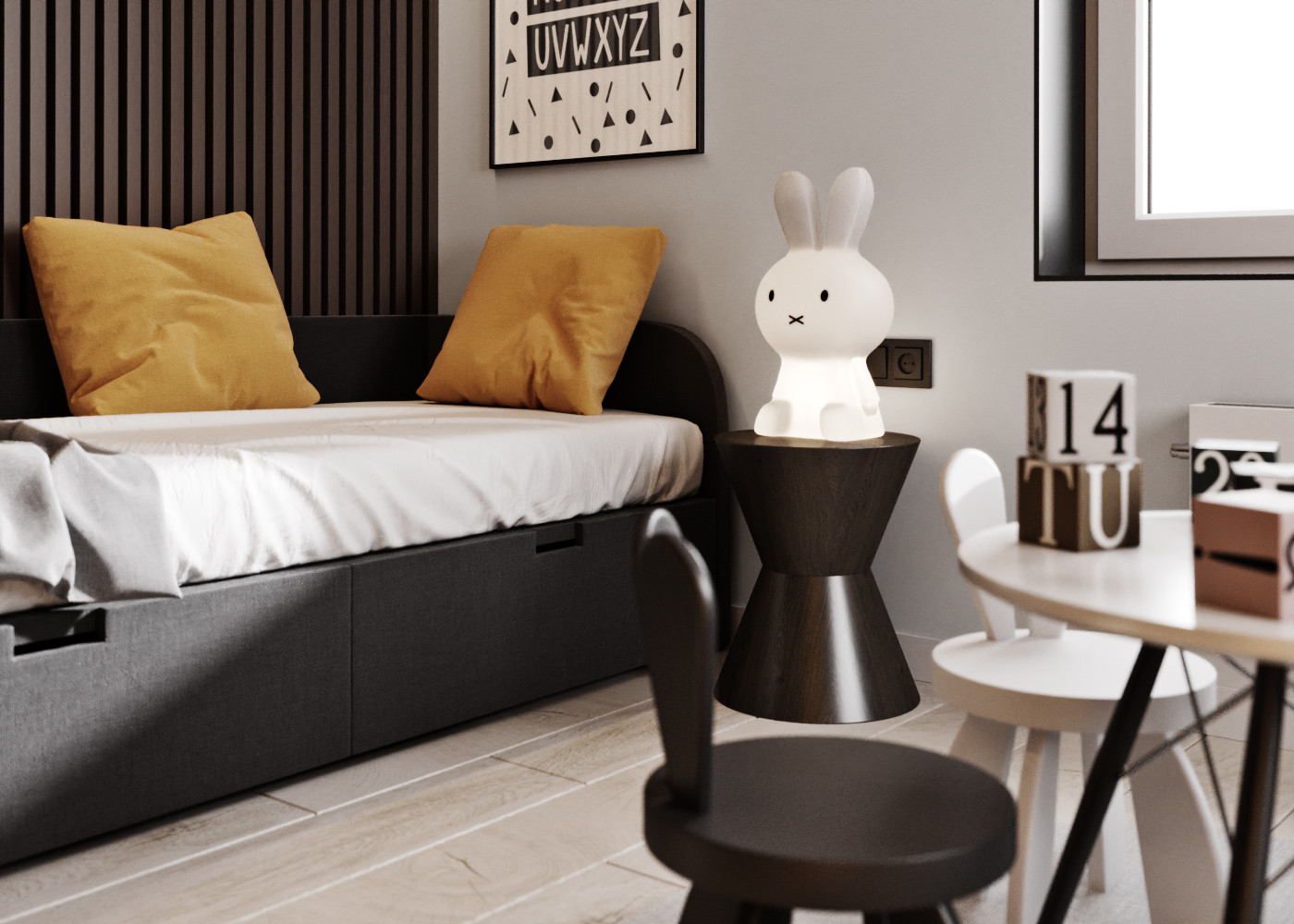 Квартира в темных оттенках