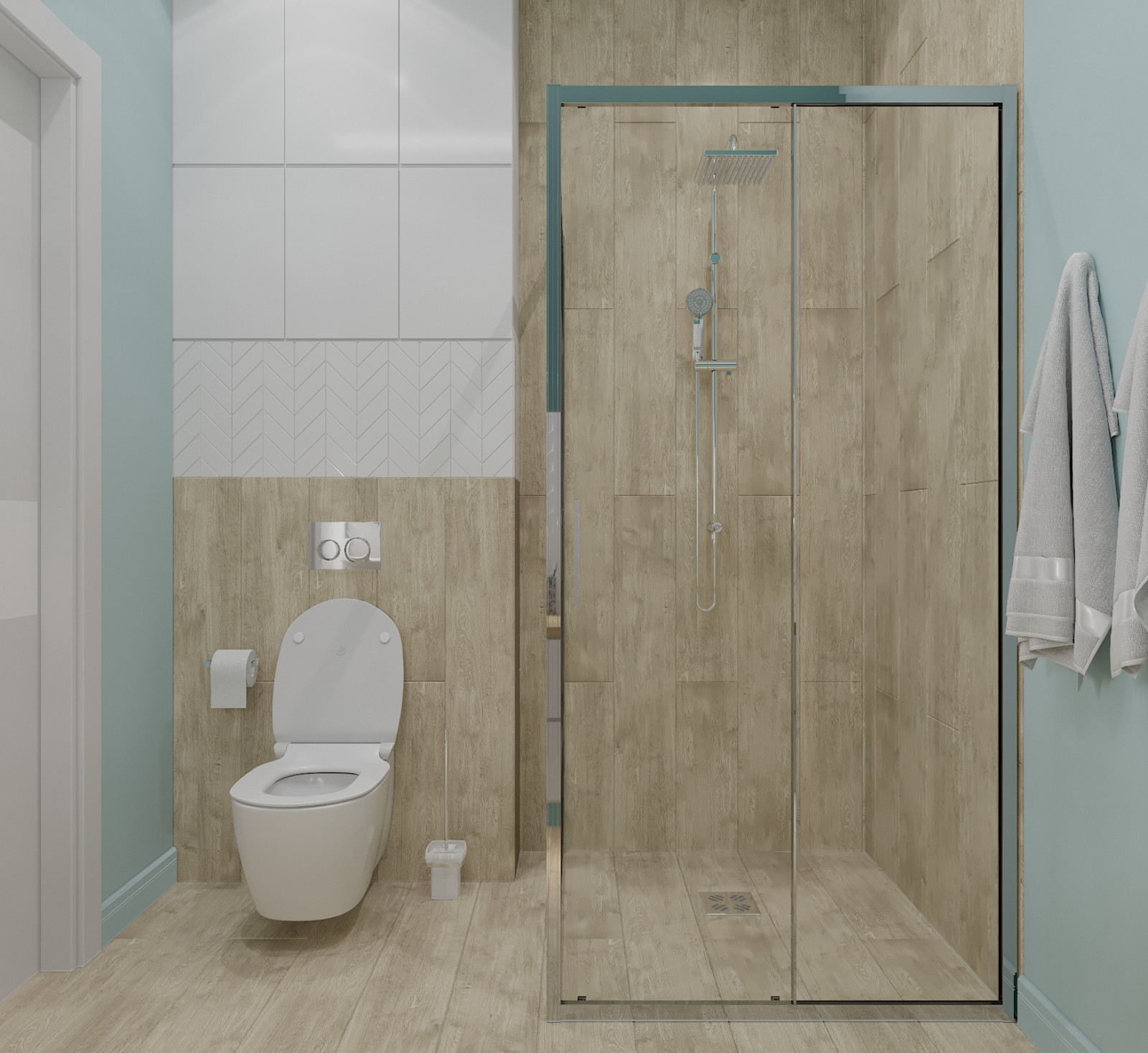 Дом в теплых оттенках