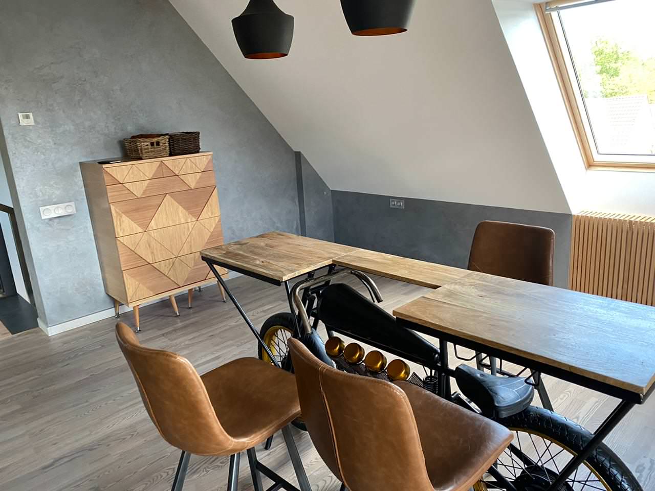 Мансарда в стиле лофт