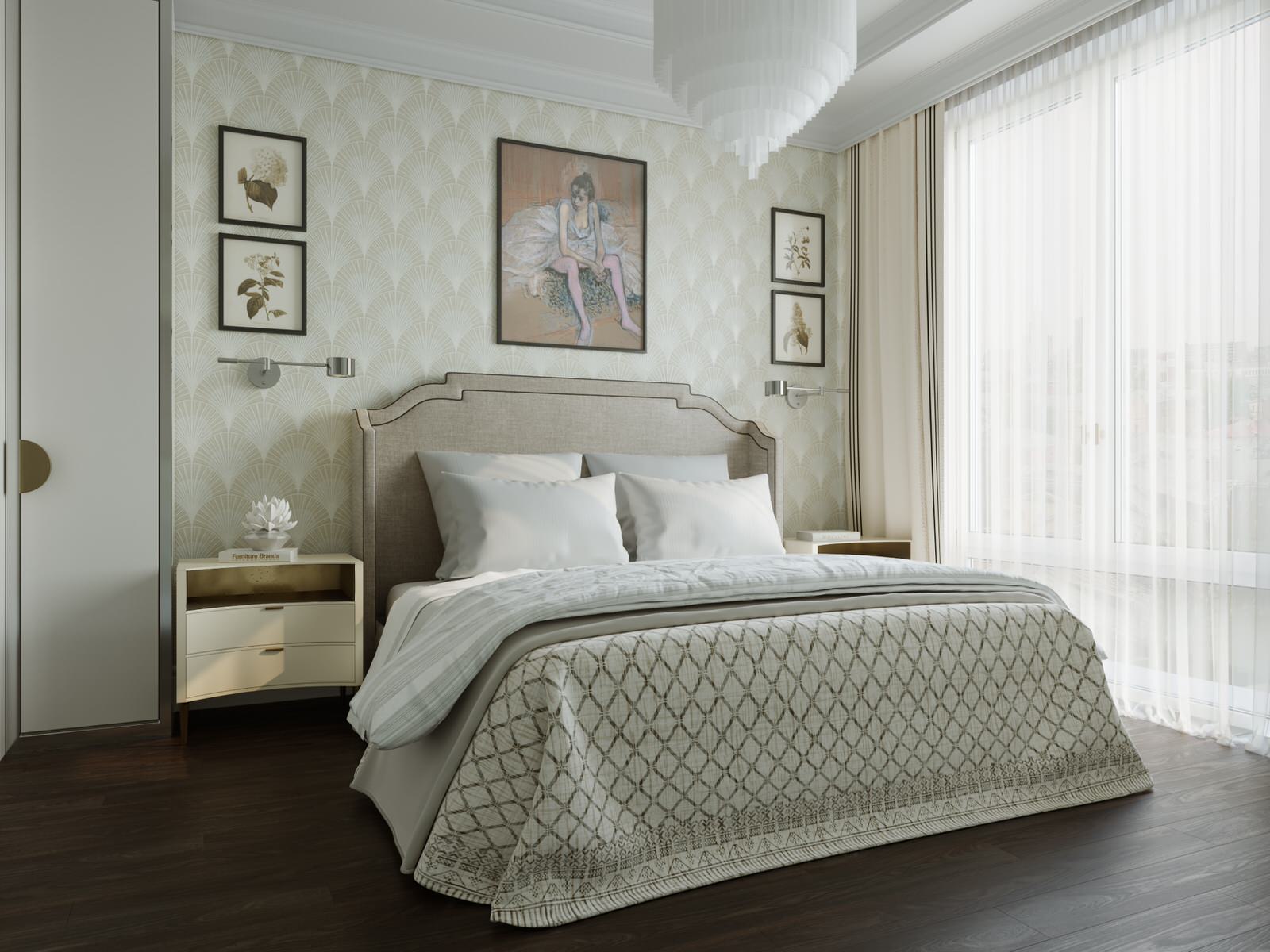 Обложка проекта: Апартаменты  «Пресня Сити» в стиле Барбары Берри