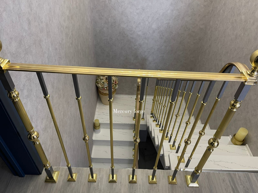 Лестница, латунное ограждение, Grande forge(Франция), коллекция "Графиня"