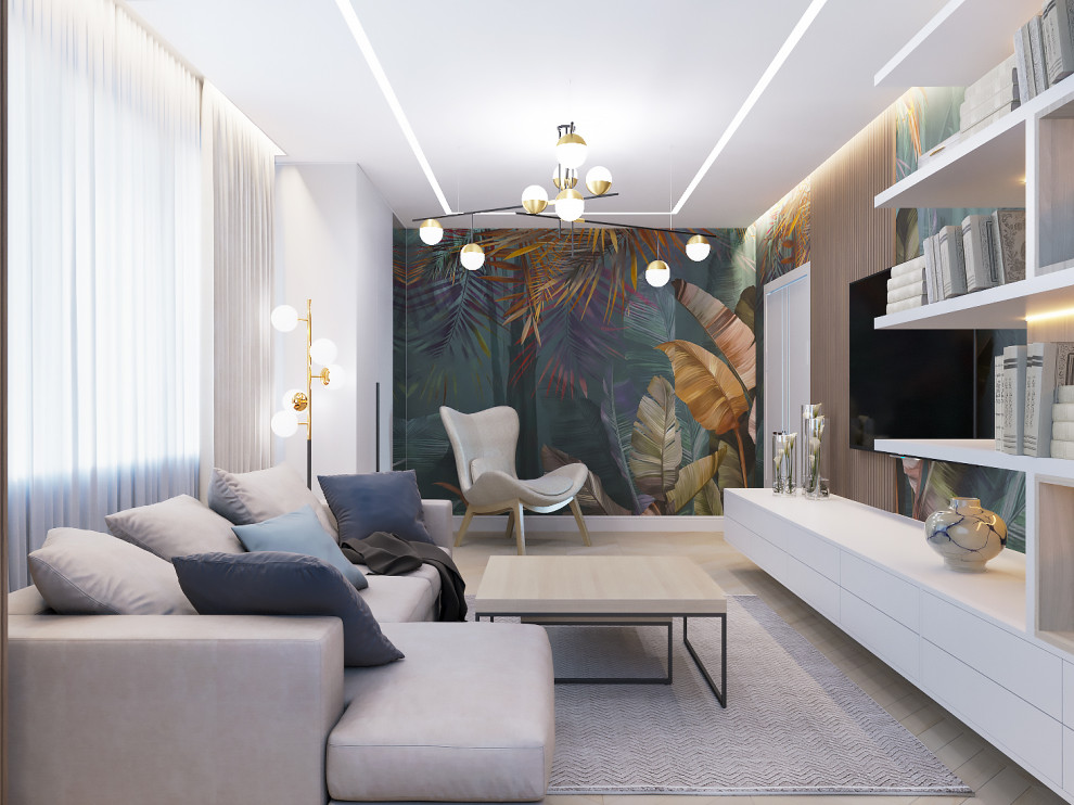 Дизайн проект 2х-комнатной квартиры в современном стиле