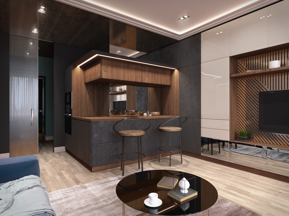 Обложка проекта: Апартаменты 28 м2 в Москве