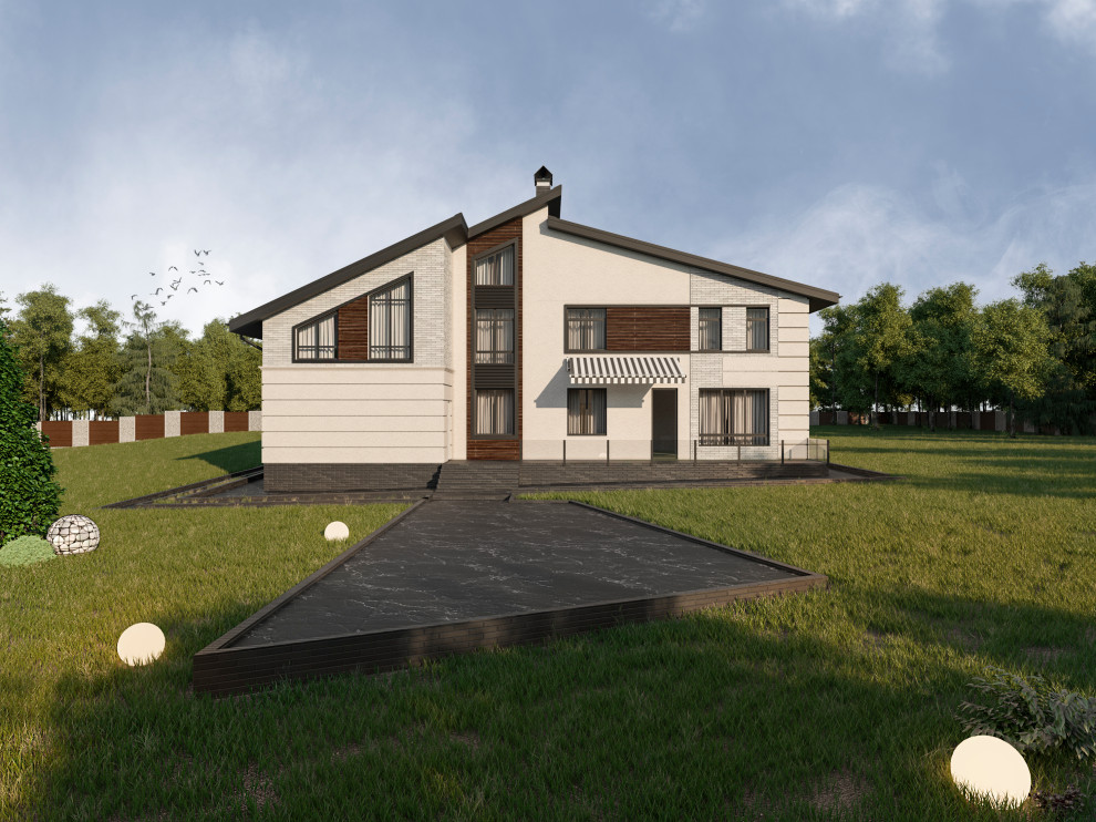 Проектирование фасадов. Современный стиль. 2017 г.