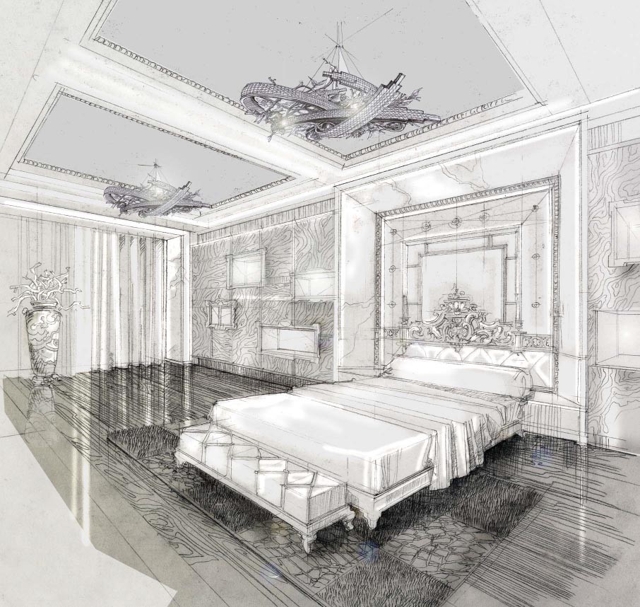 Эскизы - дизайн интерьера