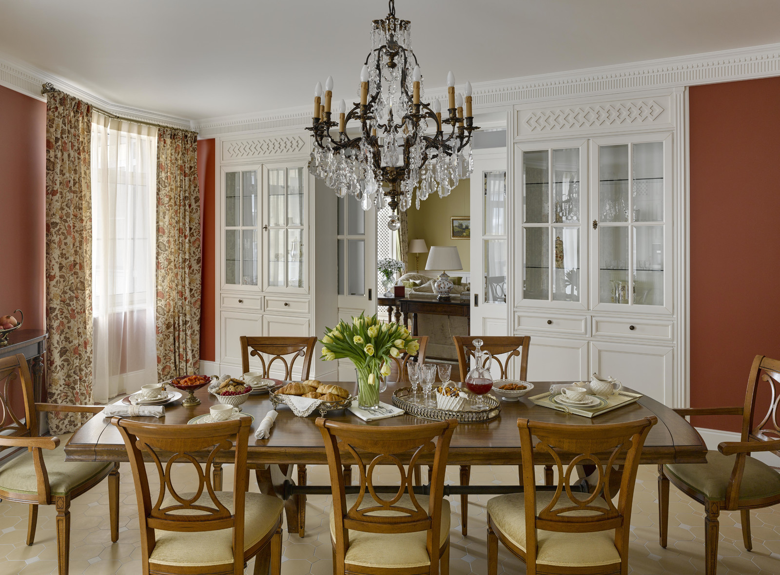 Фотосъемка интерьера квартиры на Весковском переулке для SALON Классика