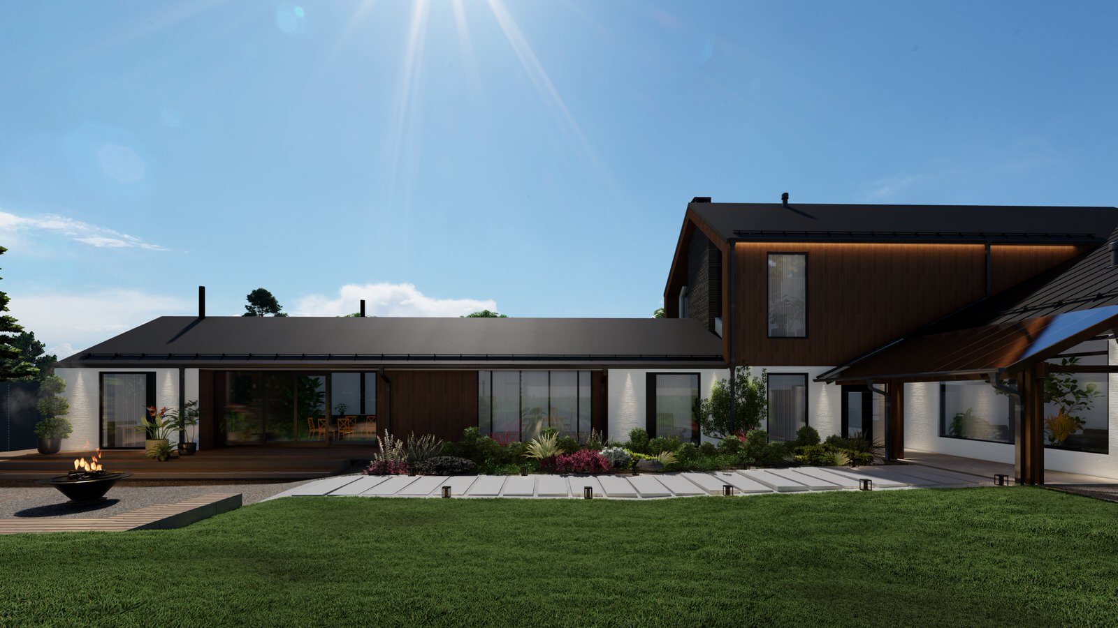 Обложка проекта: Комплекс зданий по каркасной технологии