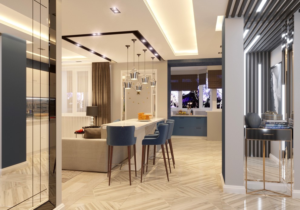 Квартира 89 м², Латышских стрелков, Казань