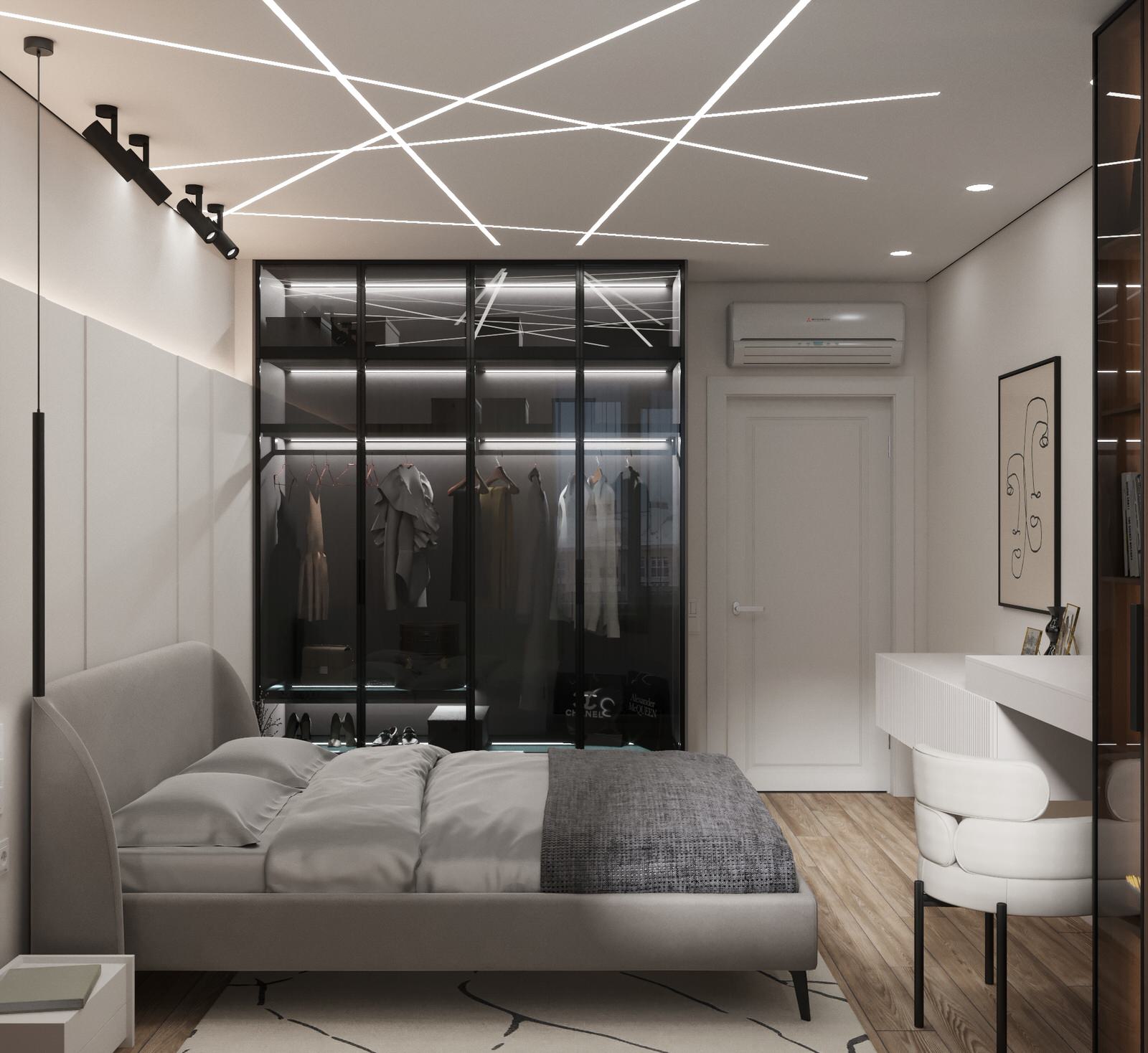 Визуализация дизайн-проекта 2-х комнатной квартиры