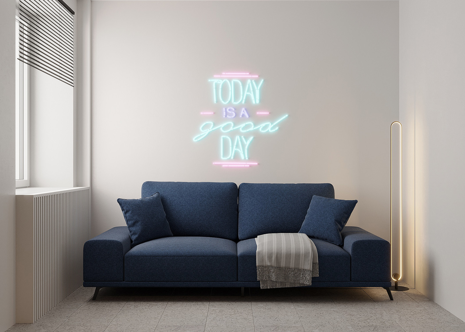 Минималистичная квартира с тёмной спальней