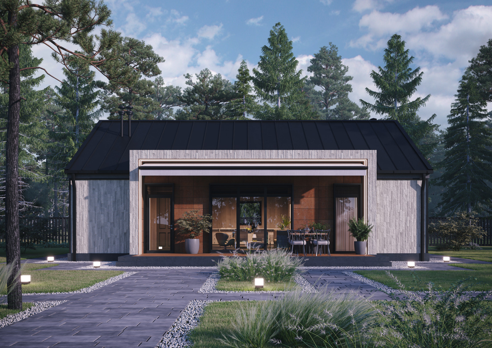 Барн Хаус 99м2 в Ленобласти