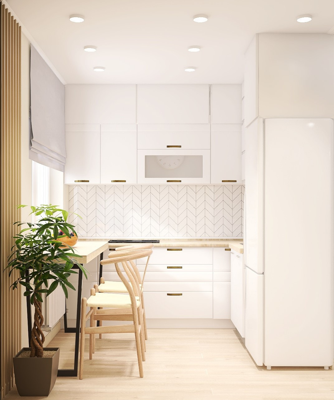 Обложка проекта: Однокомнатная квартира в скандинавском стиле