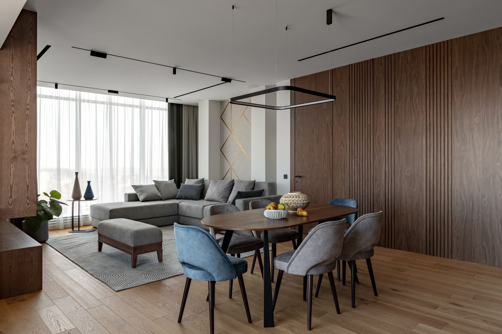 Реализованный дизайн-проект квартиры в ЖК "Высота"