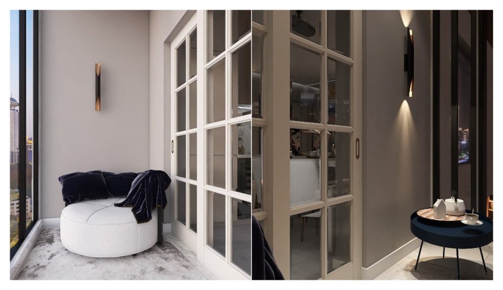 Двухкомнатная квартира для молодой девушки