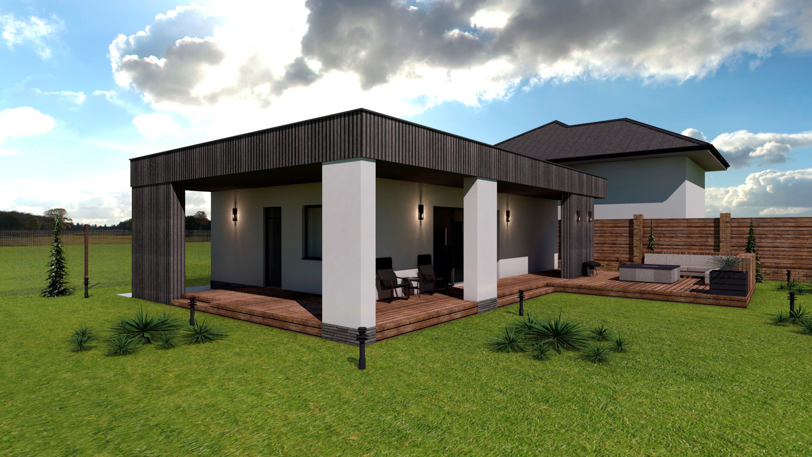 Дизайн-проект экстерьера дома 1