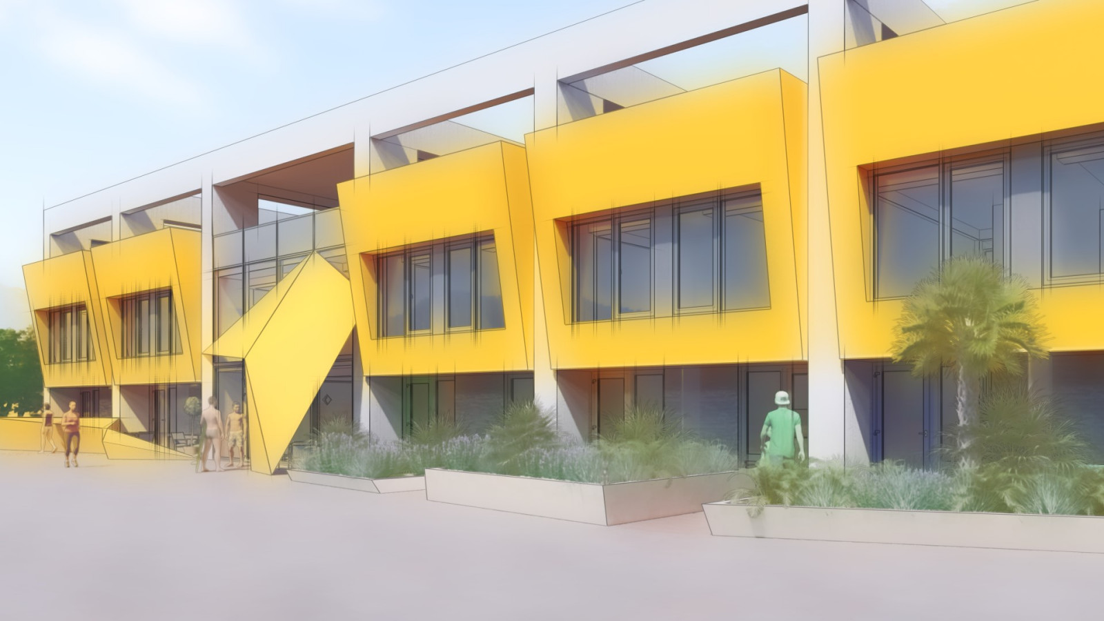 Концепция реконструкции гостиницы в Хостинском районе города Сочи