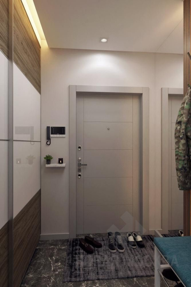 Дизайн-проект двухкомнатной квартиры 64,1 кв.м в ЖК «Татьянин Парк»