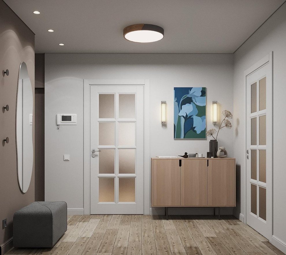 Интерьер квартиры с синими акцентами