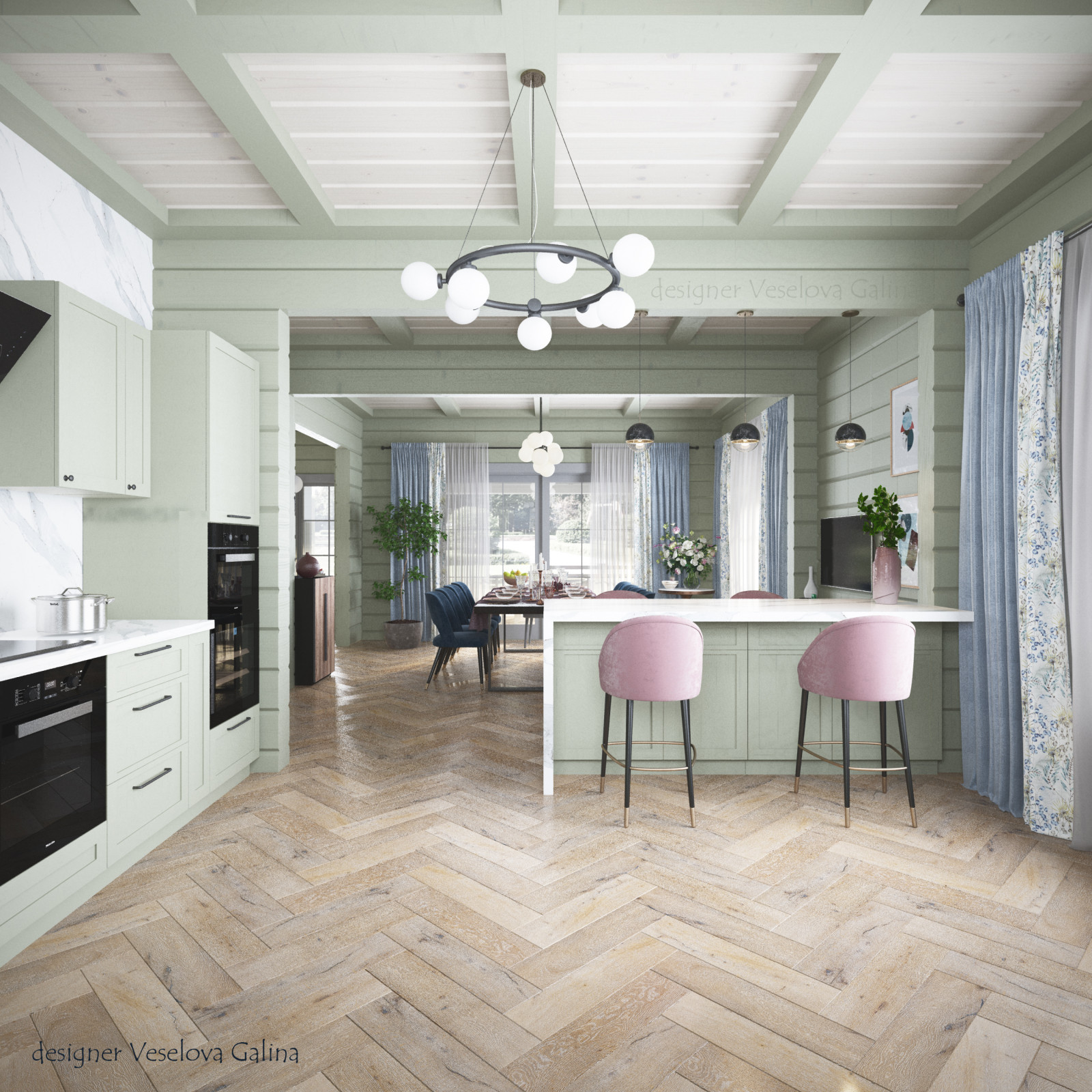 Интерьер загородного дома