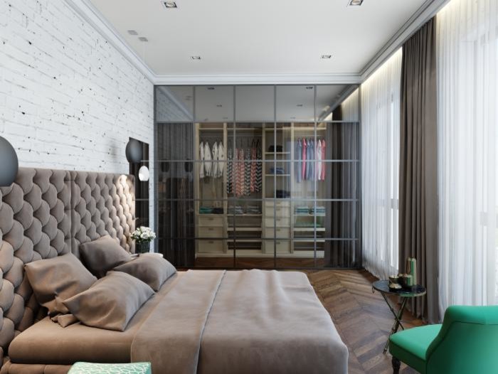 Интерьер спальни от Александры Мироновой