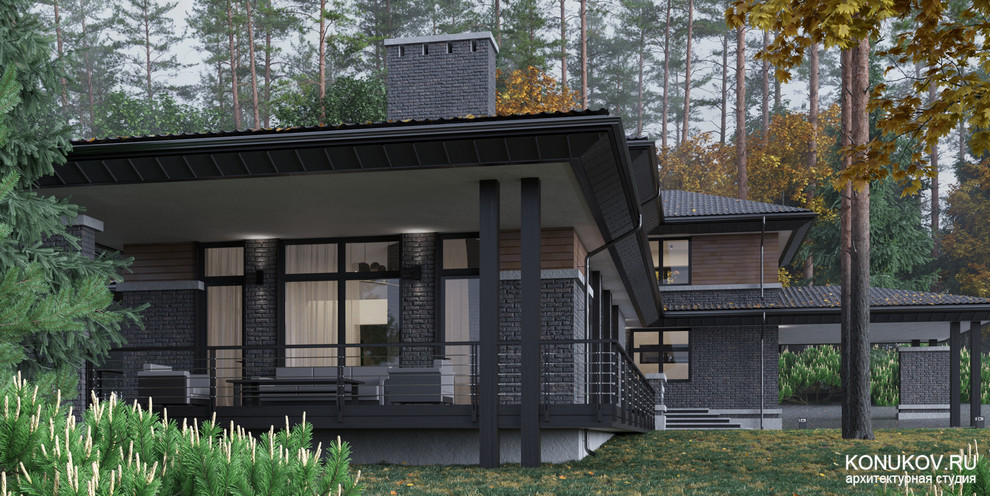 Проект жилого дома с мастерской