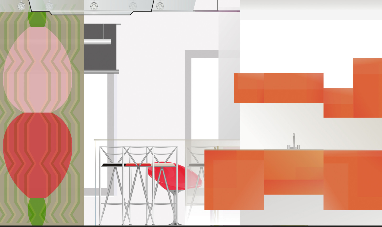 Дизайн проект интерьера квартиры в ЖК "Парадный Квартал"