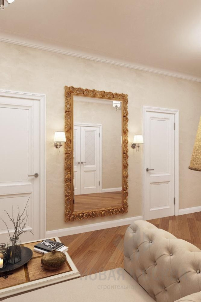 Дизайн-проект трехкомнтатной квартиры 133 кв.м в ЖК «Ломоносовский»