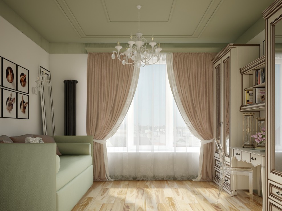 Обложка проекта: Трехкомнатная квартира в неоклассическом стиле