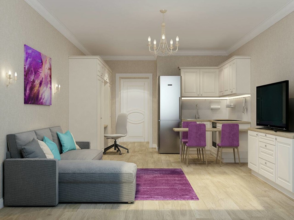 Дизайн студии в классическом стиле