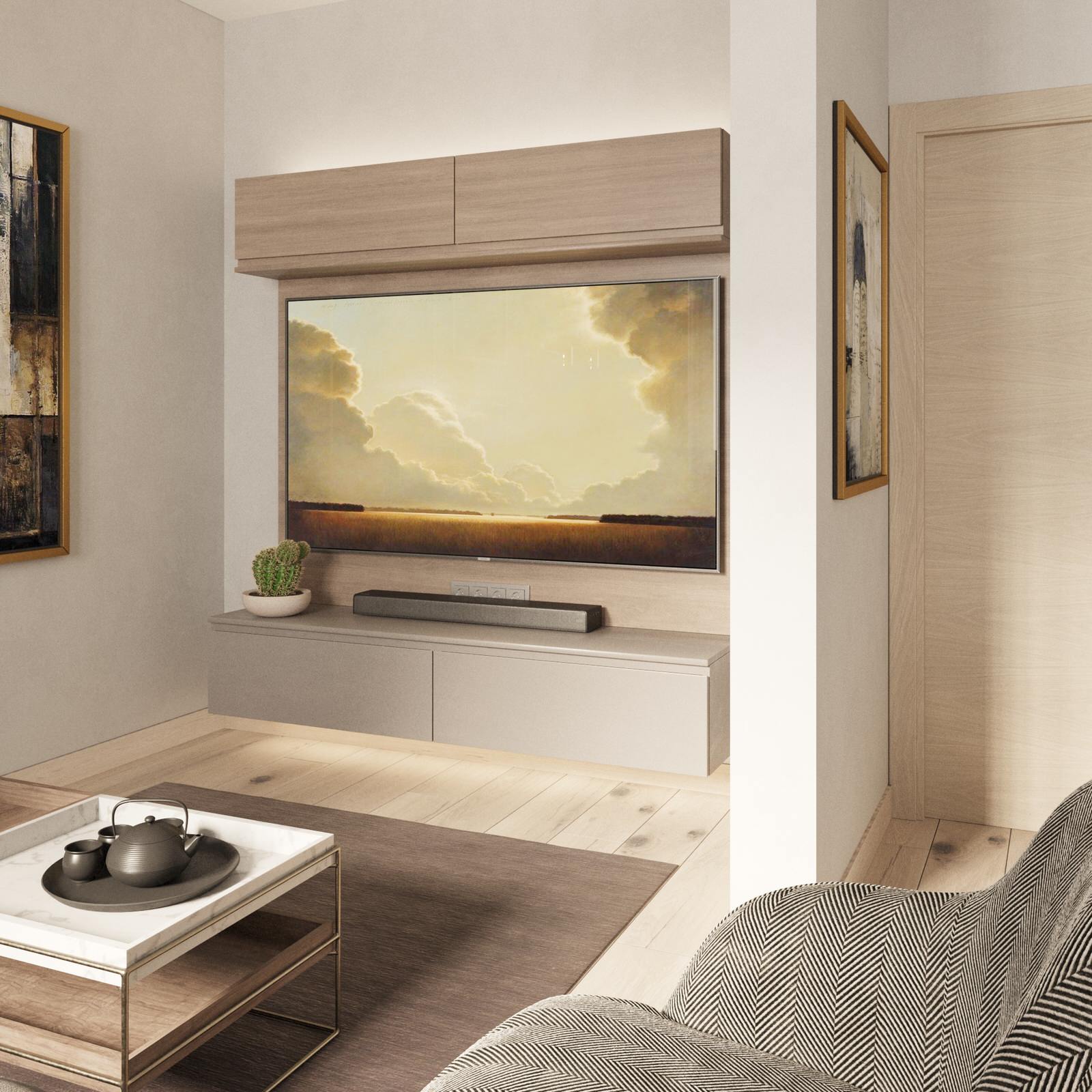 КВАРТИРА В СВЕТЛЫХ ТОНАХ