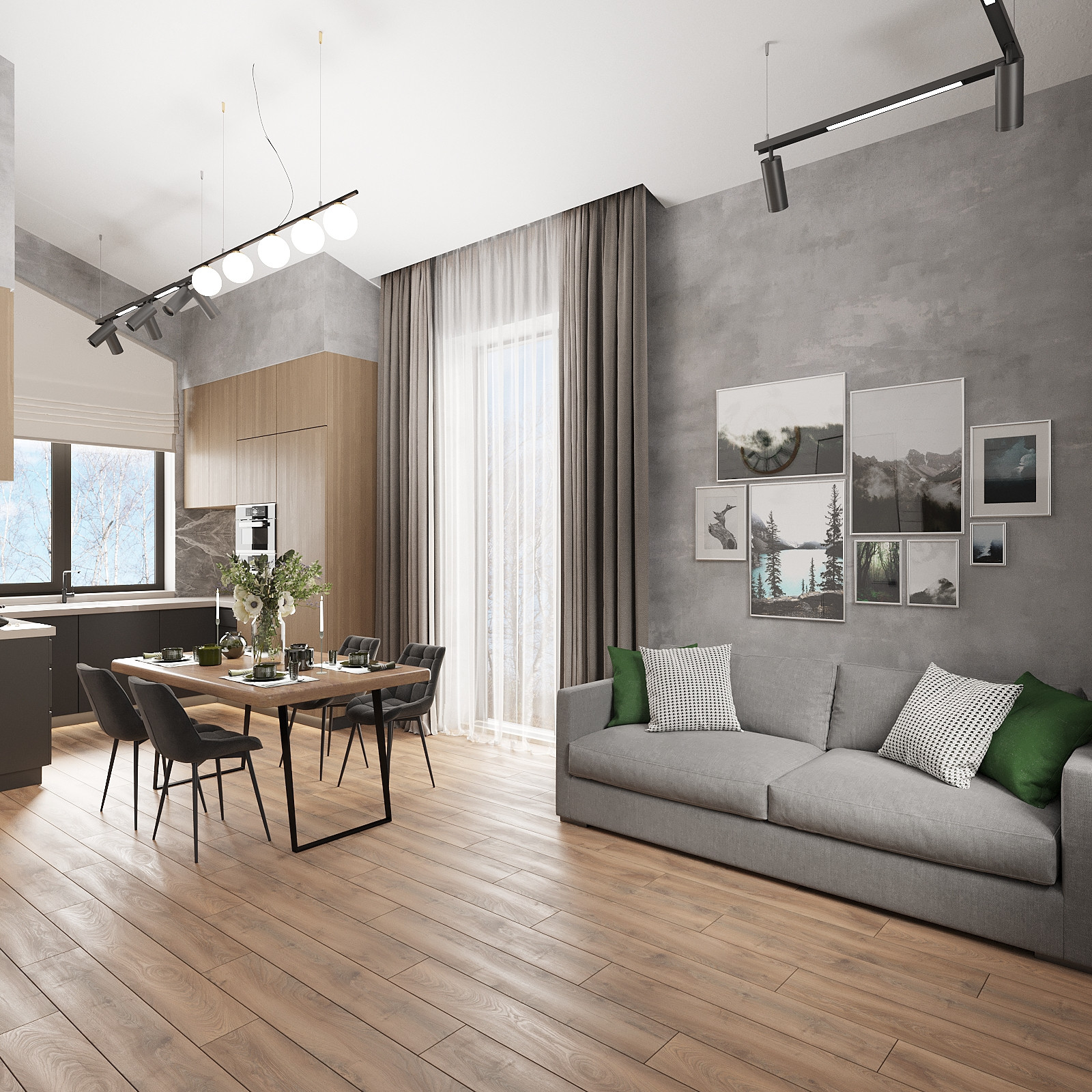 Обложка проекта: Престиж (интерьер загородного дома для родителей)