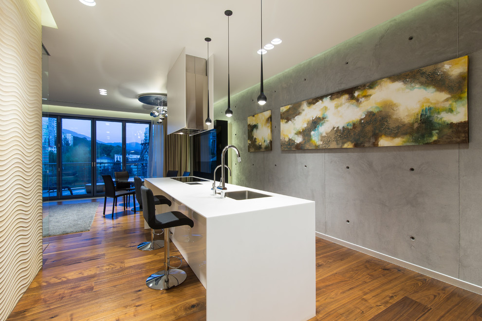 Студия в стиле функционального минимализма