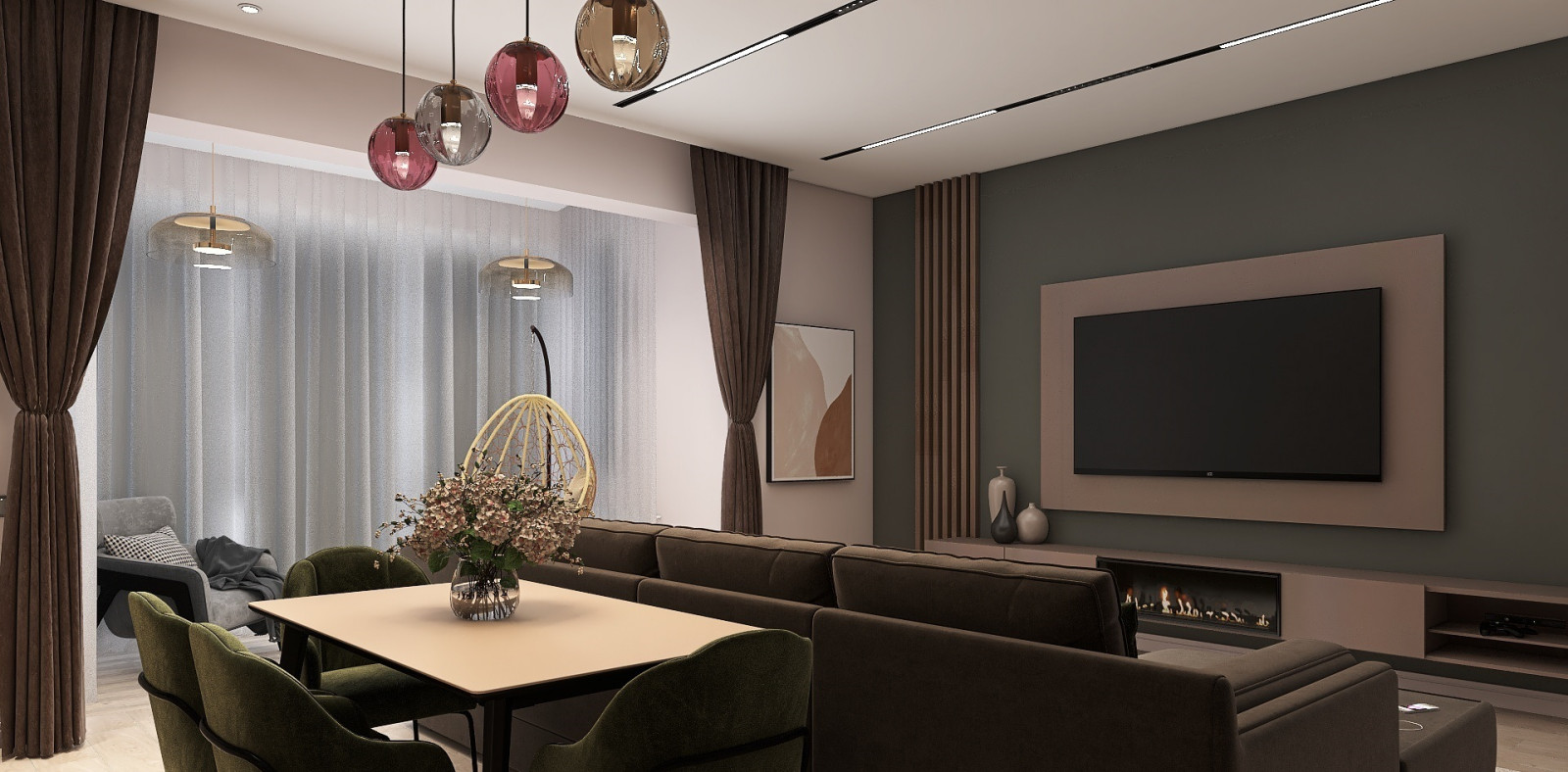 Кухня - гостиная