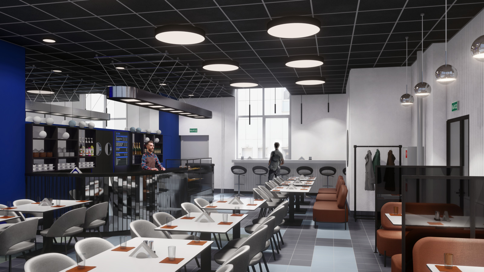 Дизайн интерьера кафе в НИЯУ МИФИ