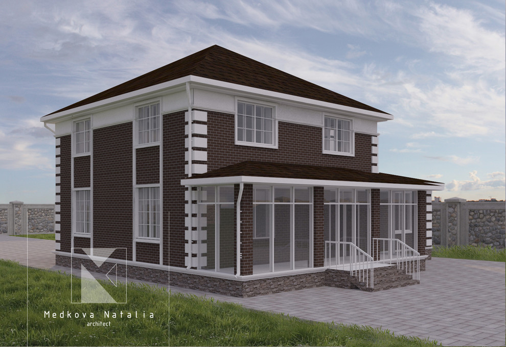 Проект двухэтажного дома