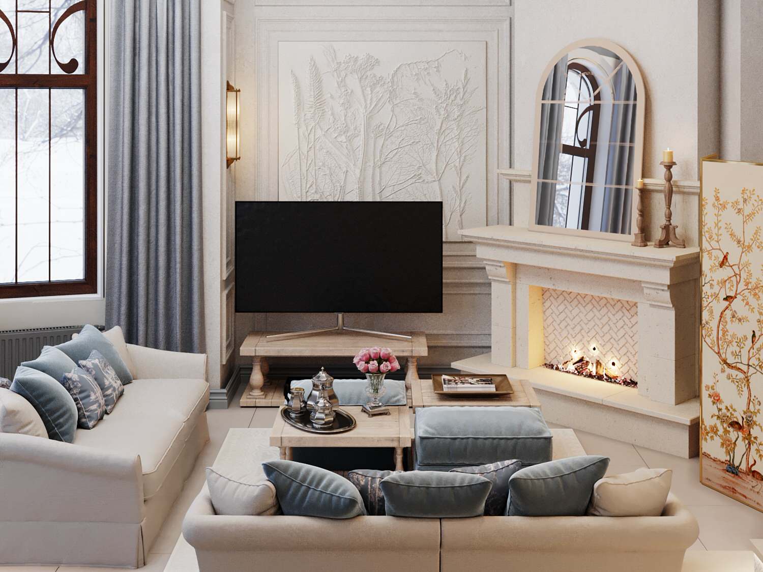 Коттедж в классическом стиле