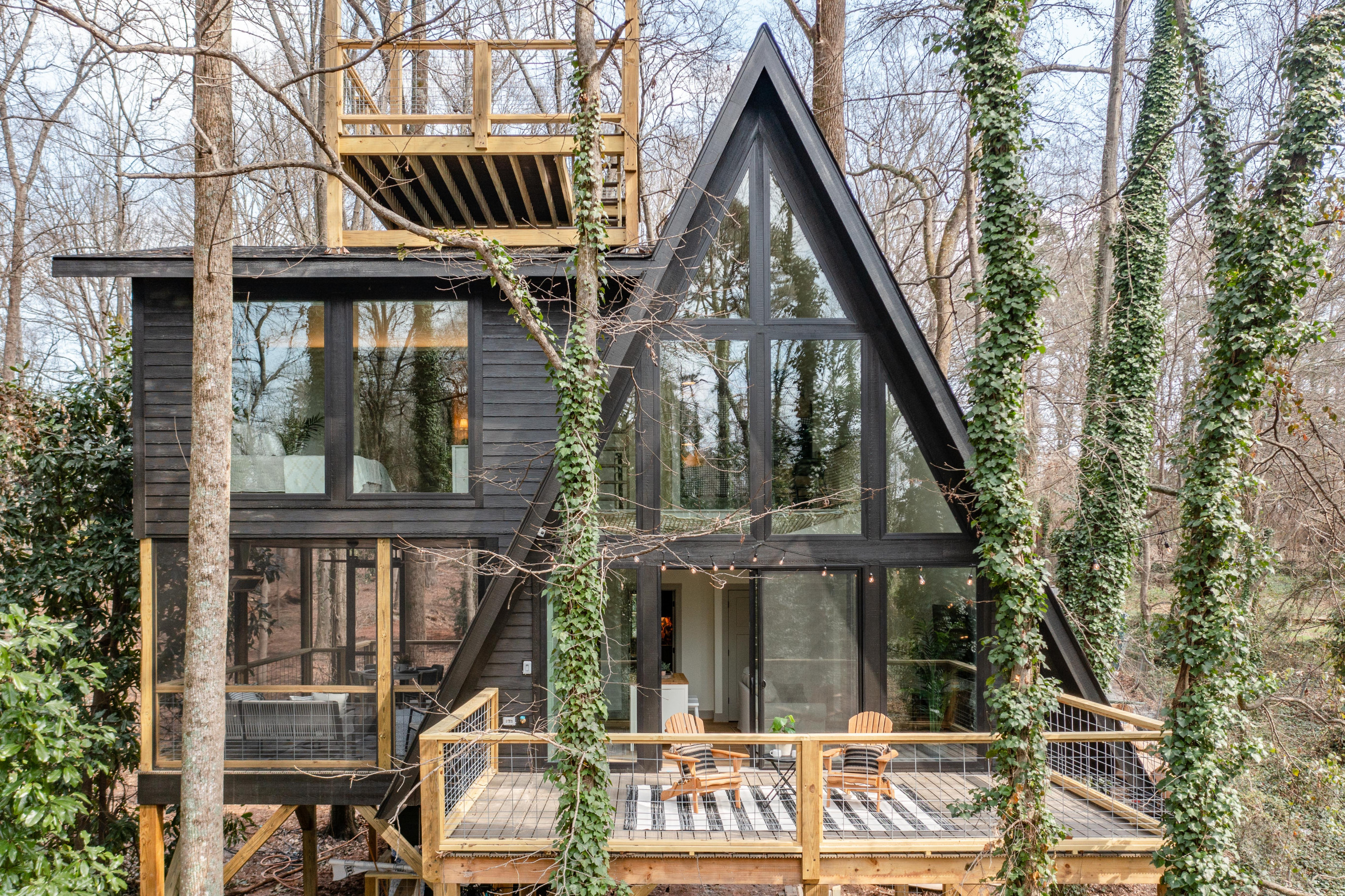 Houzz США: Хижина в лесу Южной Каролины